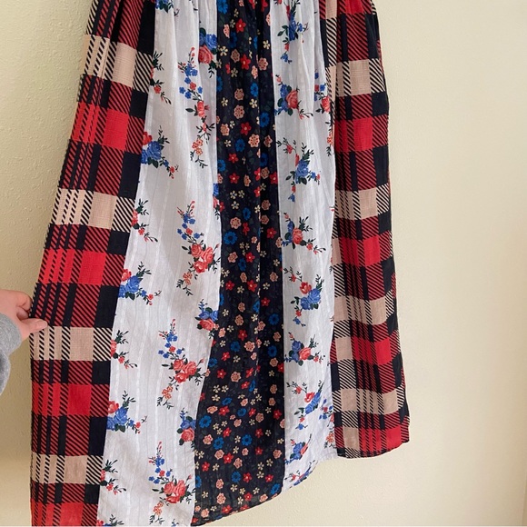 Anthropologie Let Me Be Patchwork Frontier Maxi Skirt - Picture 6 of 16